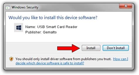 install gemalto smart card reader